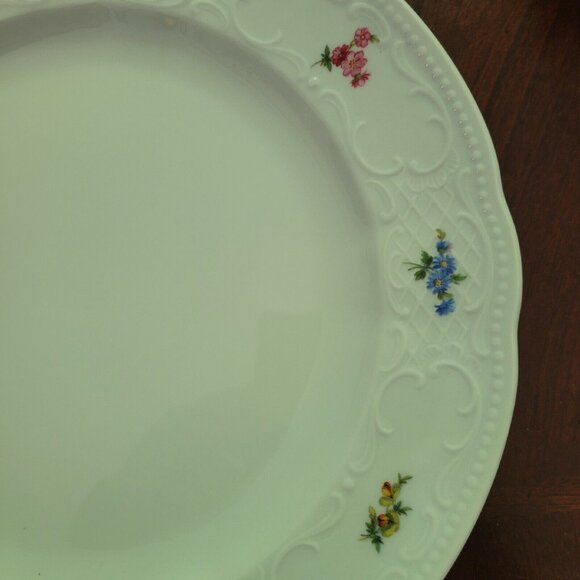 Seltmann Weiden LOUISE BAVARIAN Floral 10. in Dinner Plate Set 4 Pc Germany - Picture 4 of 7